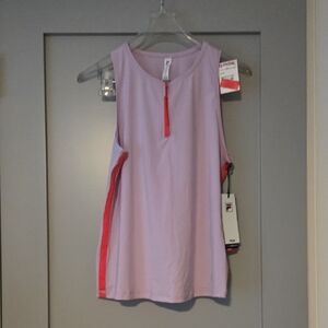 Fila Lavender and Red Sleeveless Top